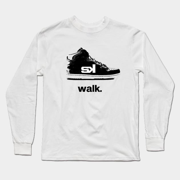 Walk Long Sleeve T-Shirt by StevenKristopher